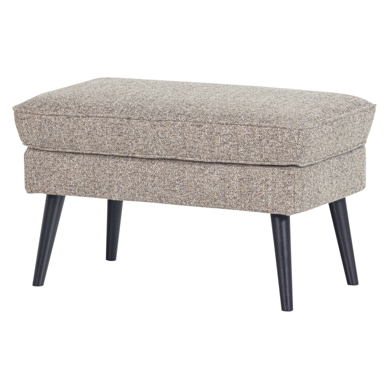 Ottomans Taburet dreptunghiular maro din textil 51x77 cm Rocco Woood