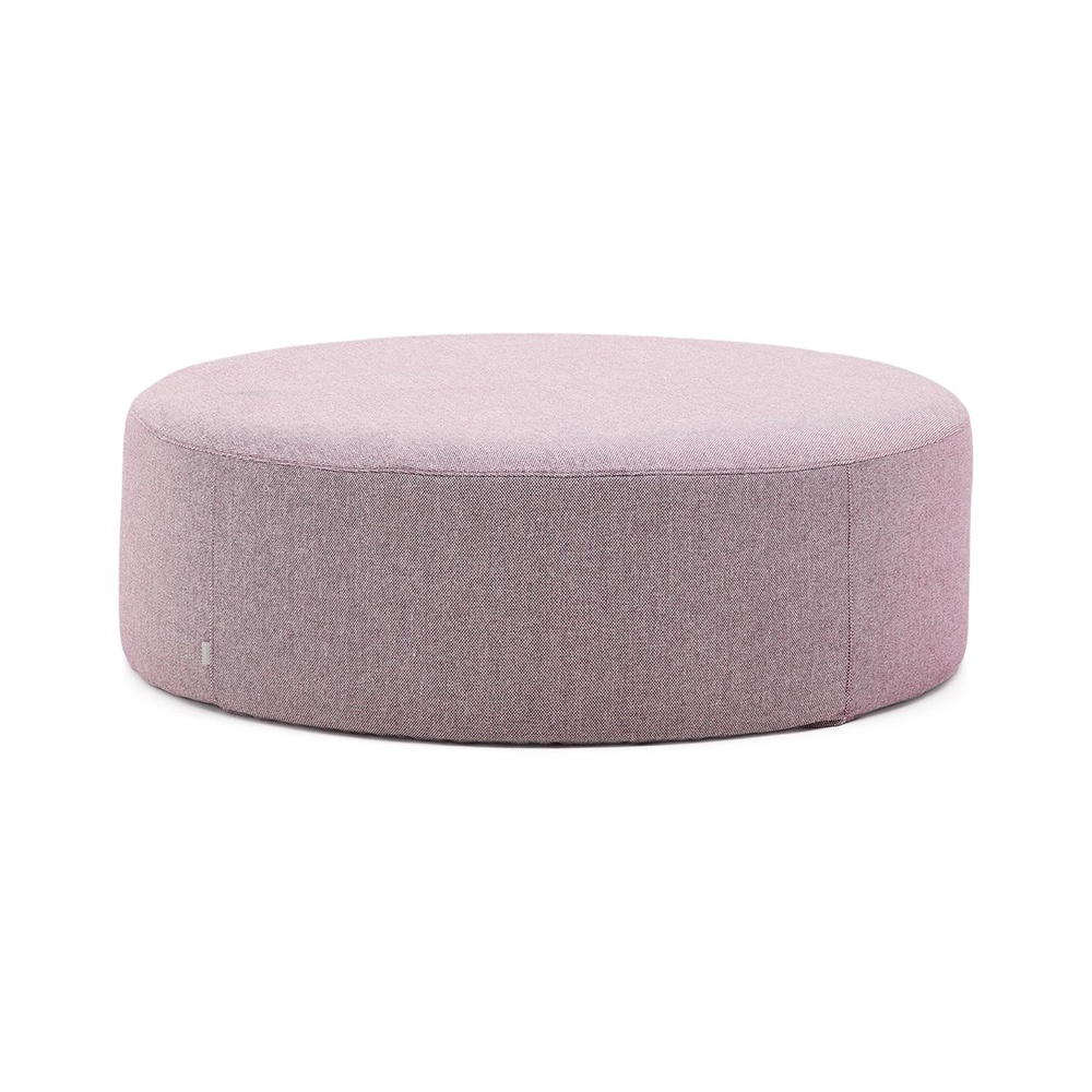 kave taburetes Taburet rotund mov din textil 120 cm Kaeli Kave Home