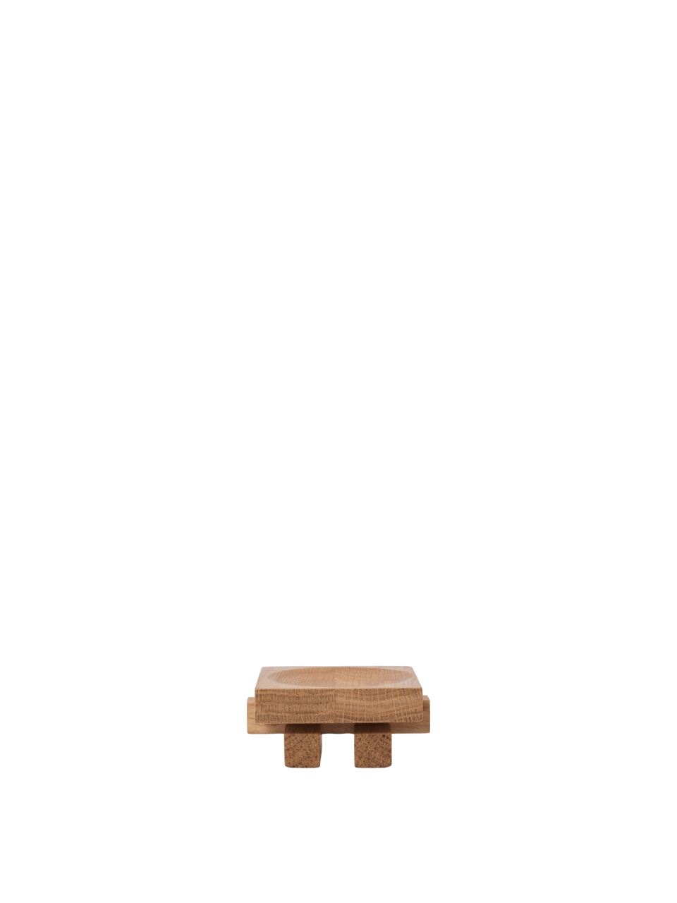 Serving Trays Tava decorativa maro din lemn 7x8 cm Moku Ferm Living