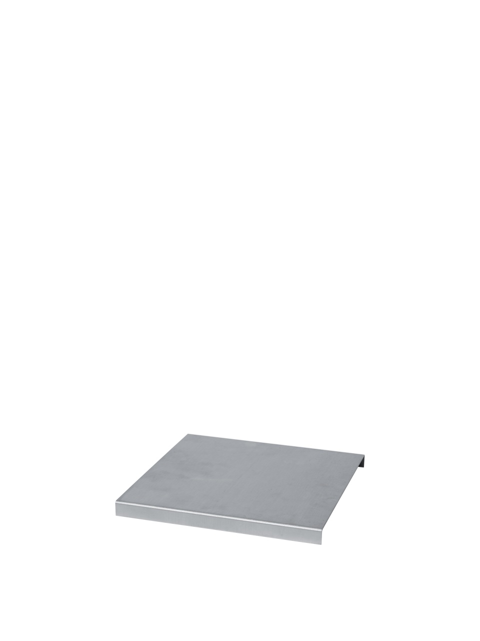 jardiniera din beton Tava pentru jardiniera argintie din metal 26x26 cm Lager Ferm Living