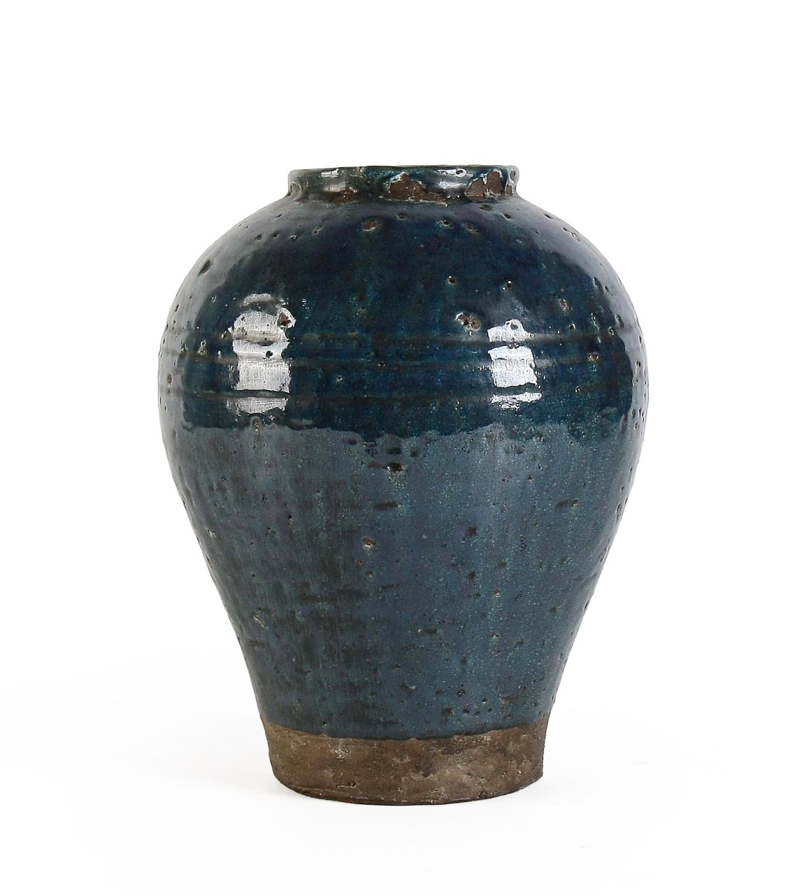 Vases Vaza albastra din ceramica 29 cm Rune Bizzotto