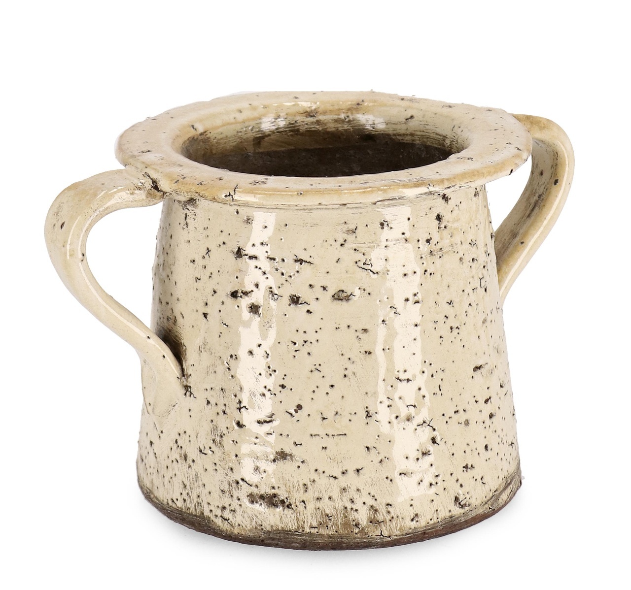 Pots & Planters Vaza bej din ceramica 16 cm Daruma Bizzotto