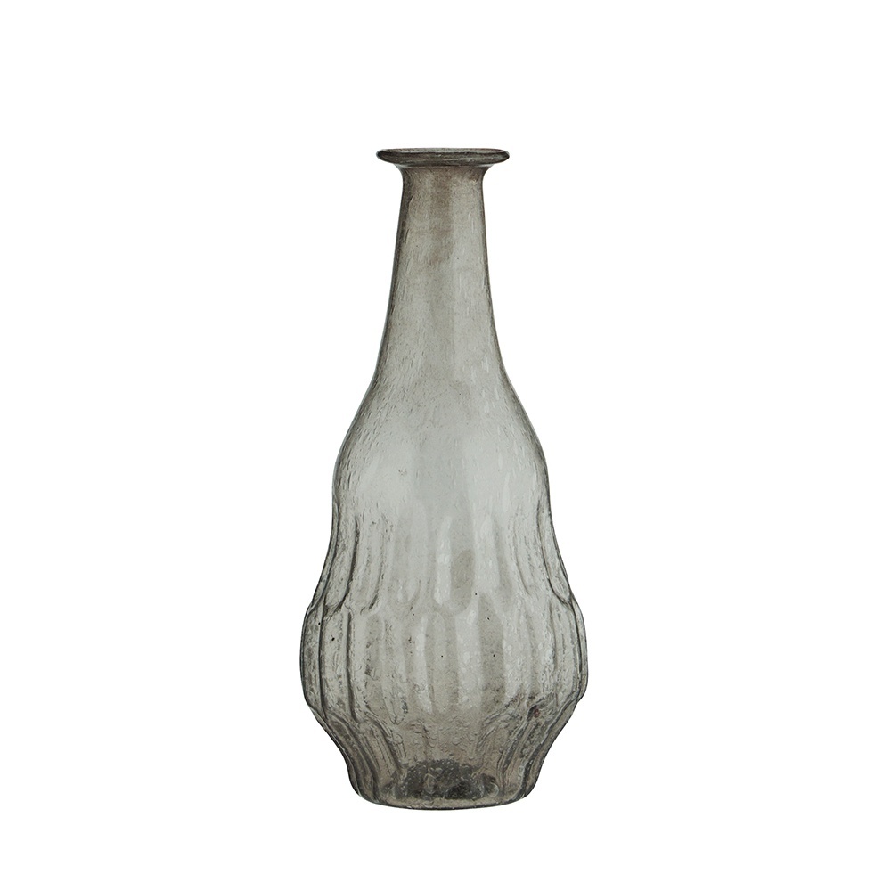 Vases Vaza gri din sticla 17 cm Joys Madam Stoltz