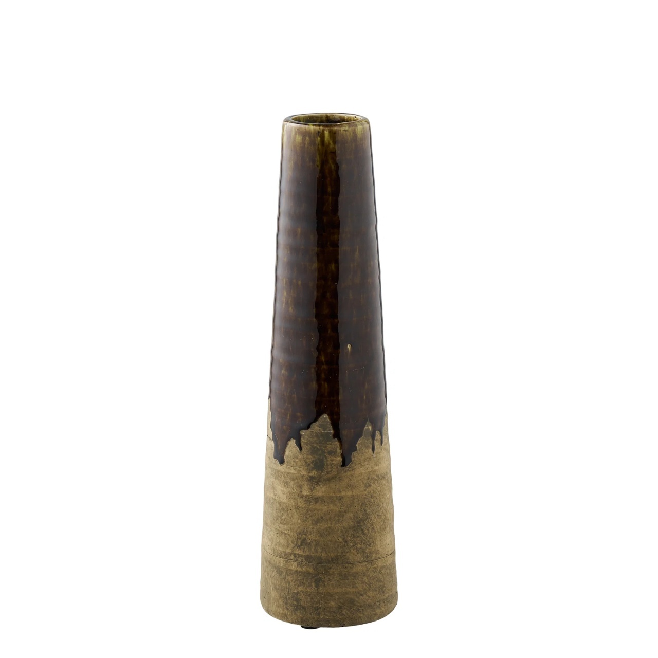 House Nordic Vaza maro din ceramica 39 cm Loui House Nordic