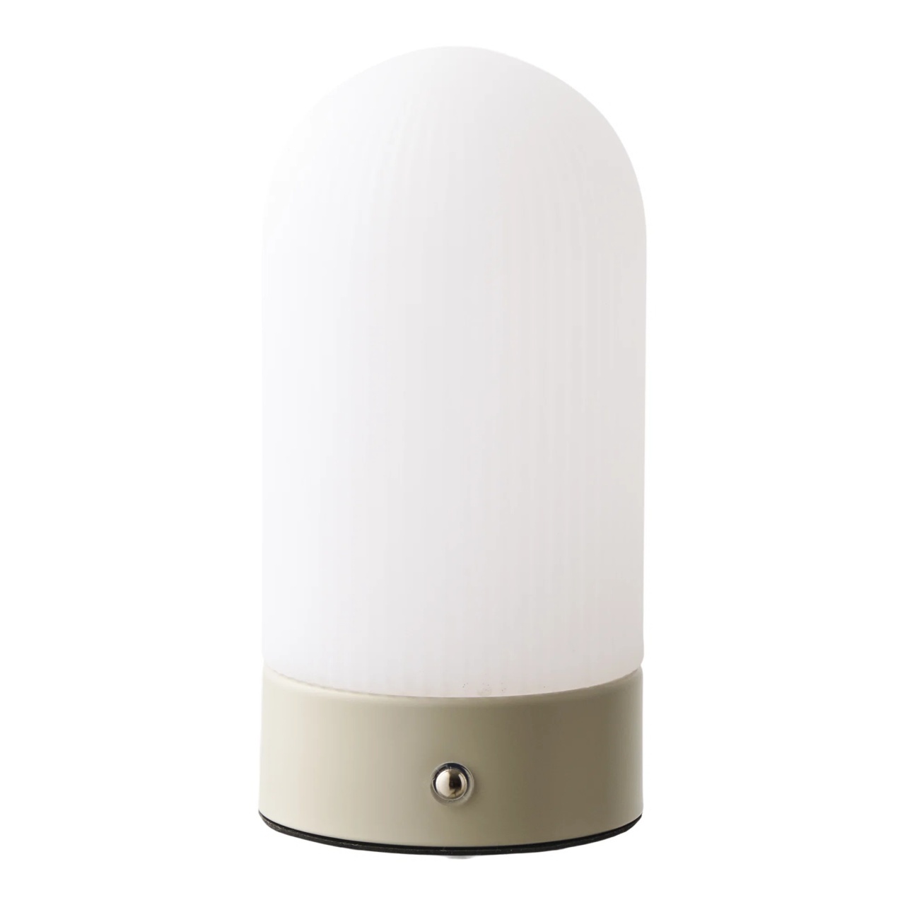 Lamps Veioza bej/alba din metal 18 cm Ashford House Nordic