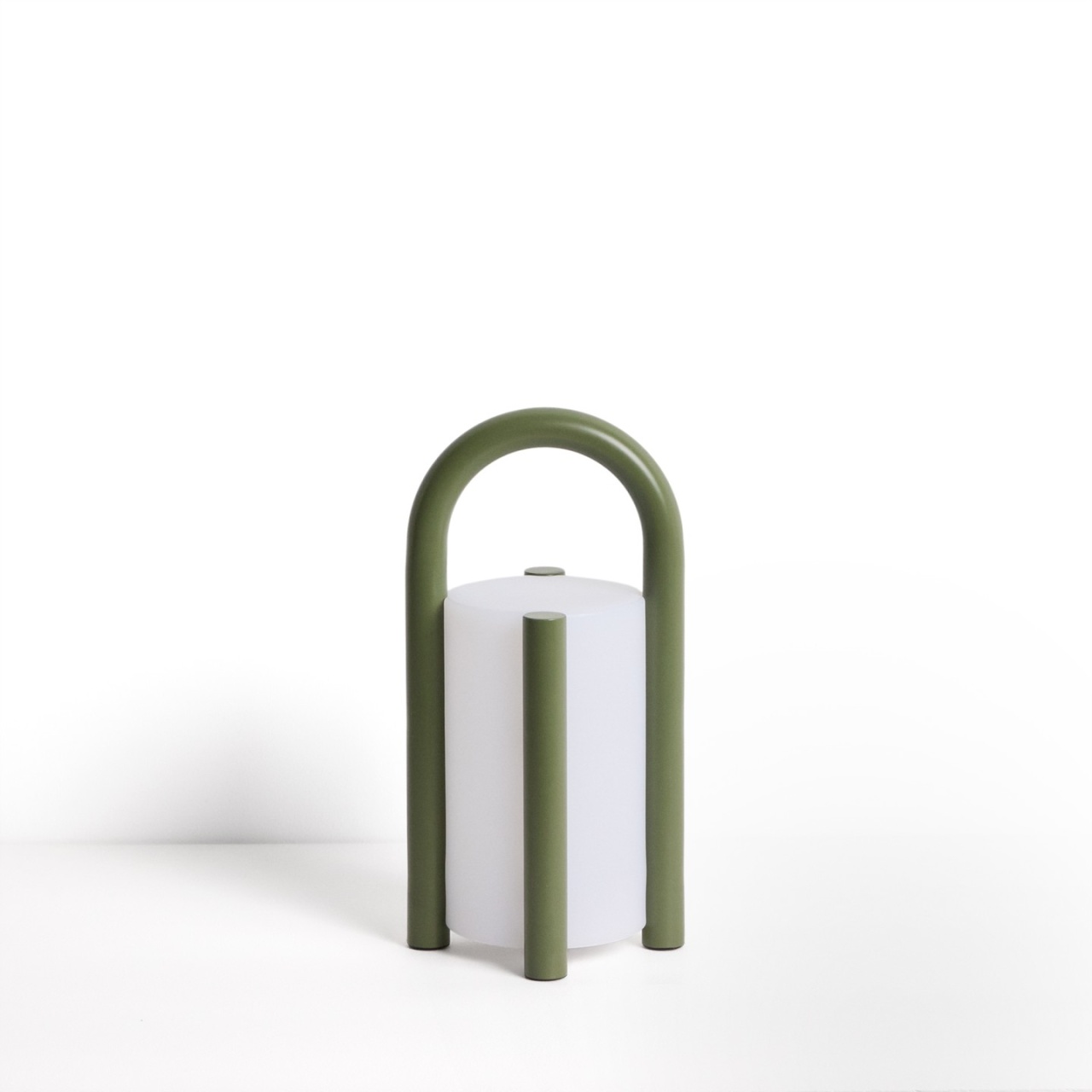 anvelope 13,6/28 Veioza portabila verde din metal 28 cm Leros Kave Home