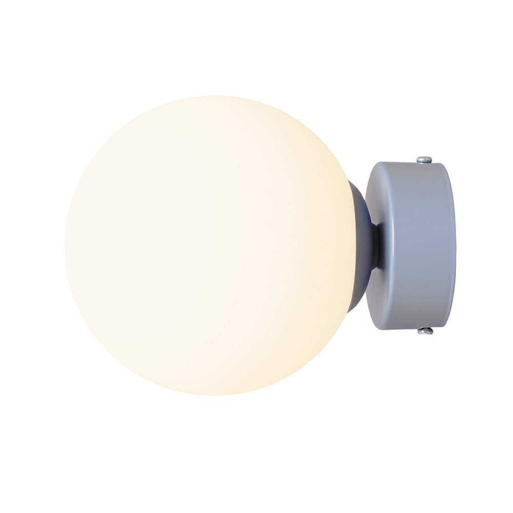 Quiet Object Aplica albastra/alba din sticla Ball S Quiet Object
