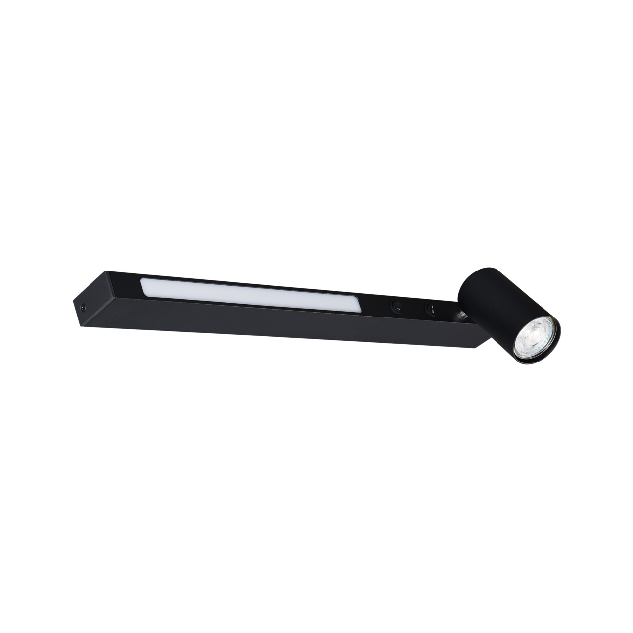 Wall Light Fixtures Aplica neagra din metal cu 2 becuri Mannari Zuma Line