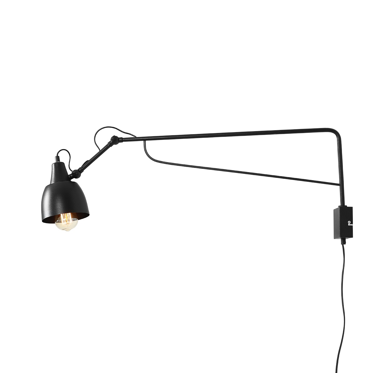 Quiet Object Aplica neagra din metal Soho Large Quiet Object