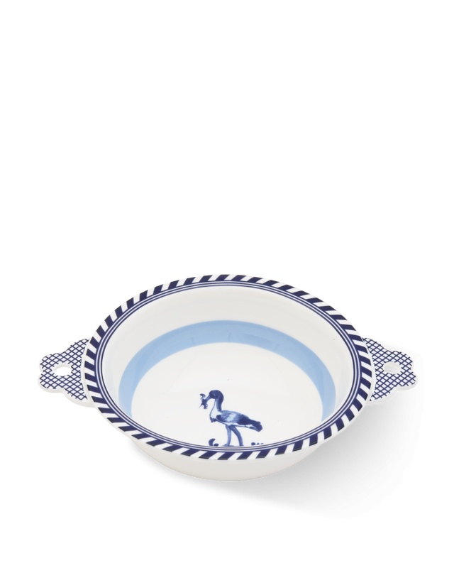 Dinnerware Bol multicolor/albastru inchis din ceramica Bird Pols Potten
