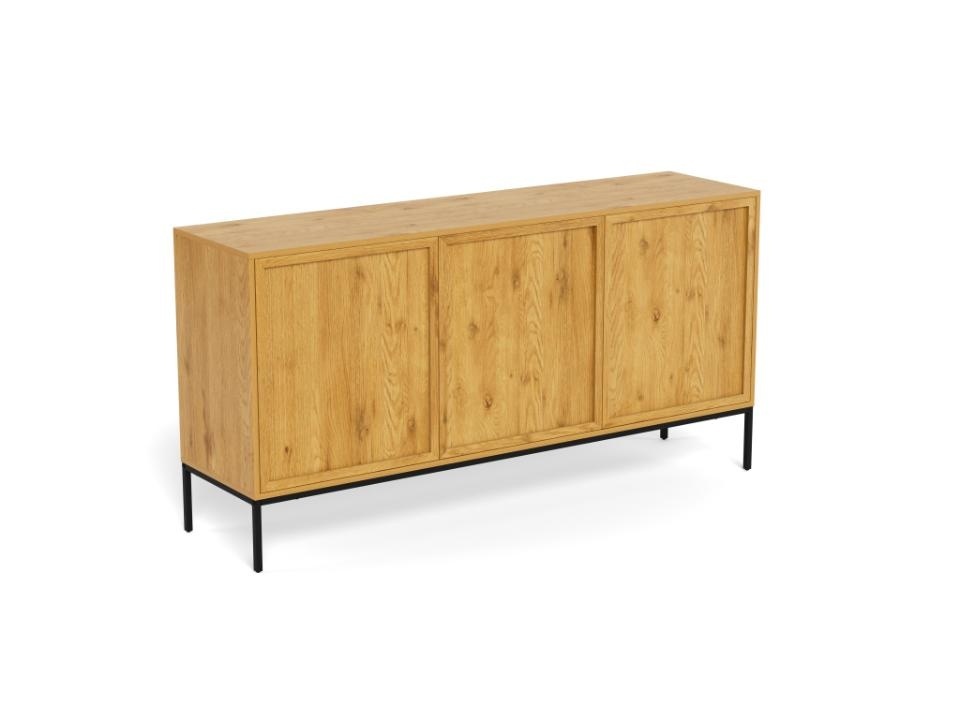 Buffets & Sideboards Bufet inferior maro deschis din metal 158 cm Palmdale Actona Company