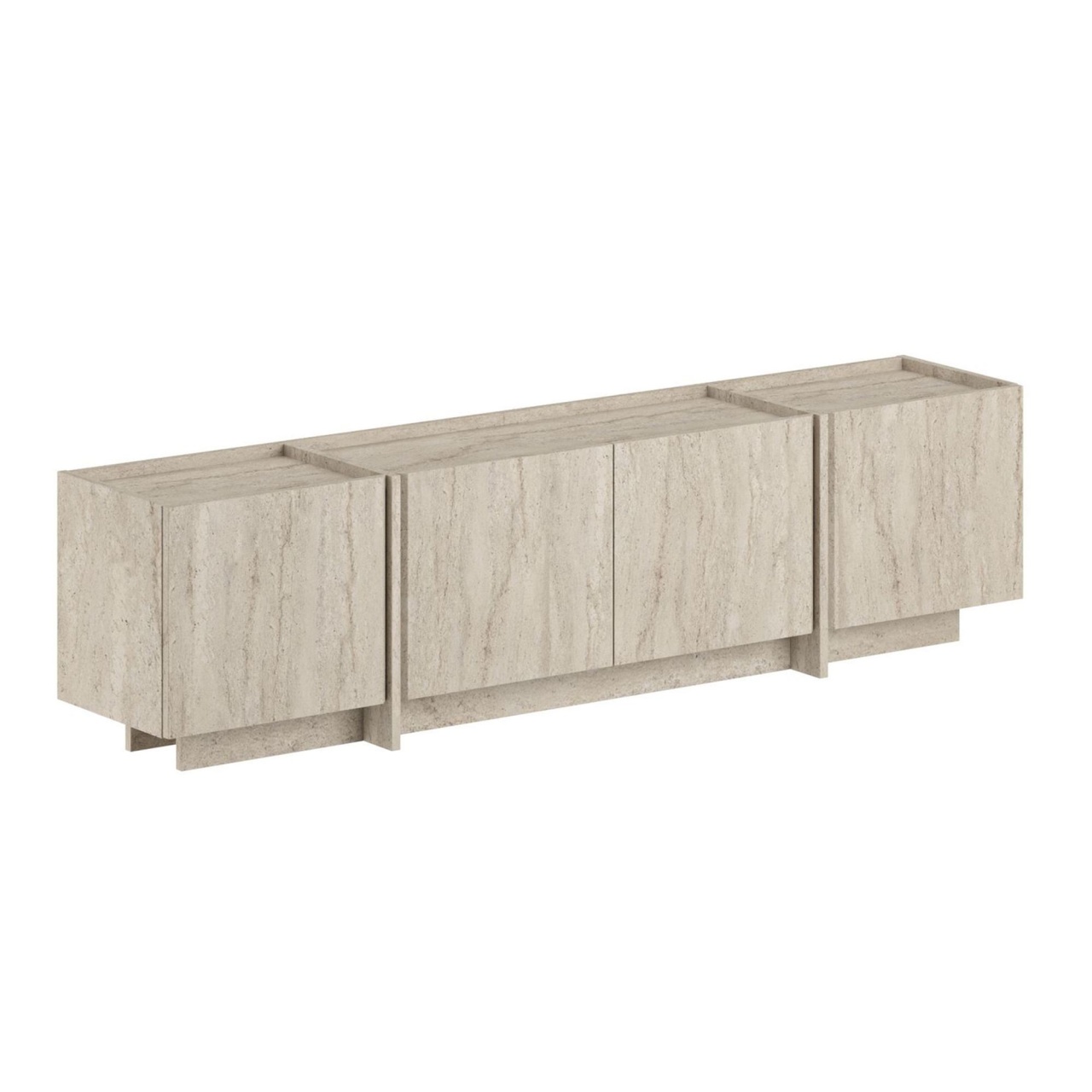 Entertainment Centers & TV Stands Comoda TV crem 180 cm Lowen Nordure