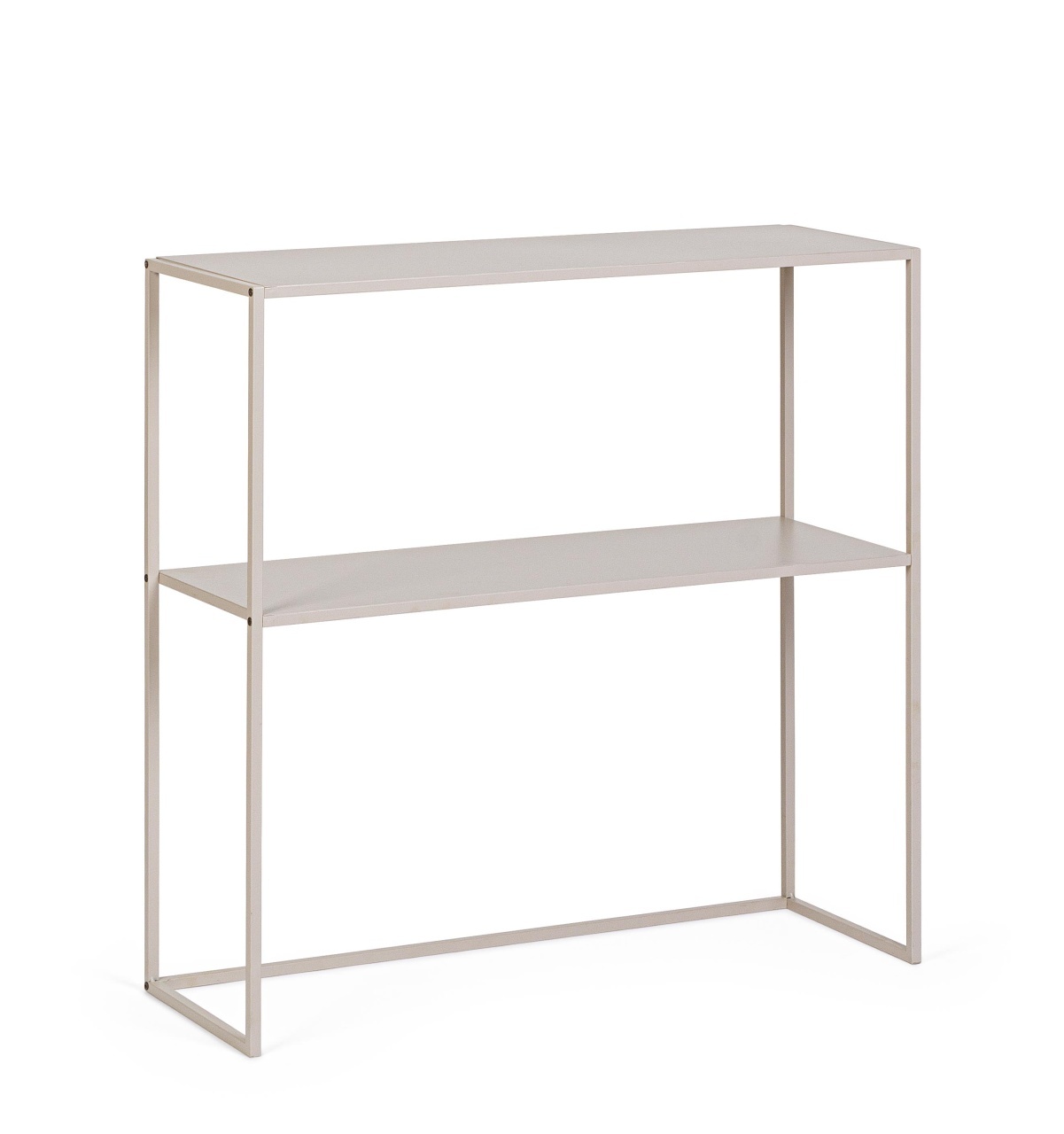Consola bej din metal 78 cm Alrik Bizzotto