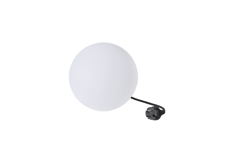 lampa exterior Lampa pentru exterior alba din plastic 17 cm Ball Zuma Line