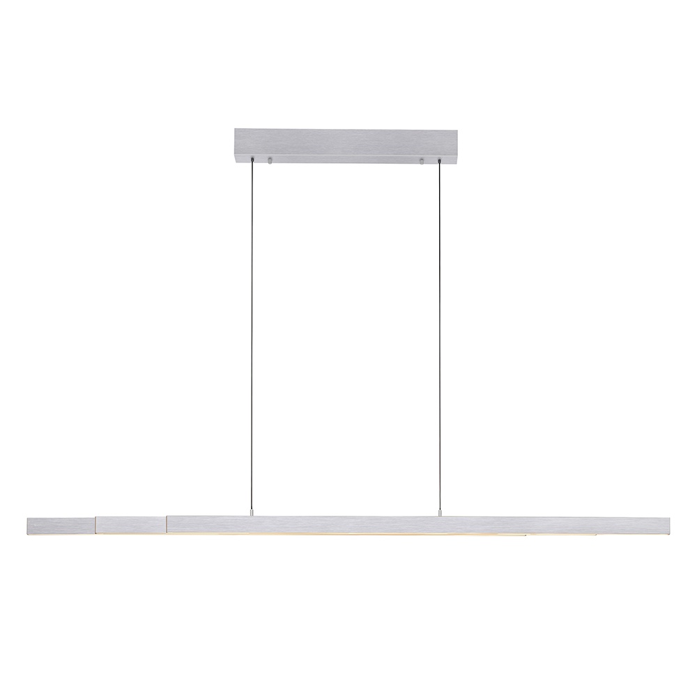 Lighting Fixtures Lustra argintie din metal Adriana Zuma Line