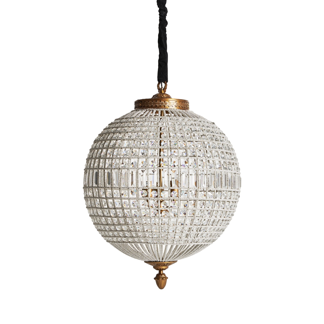 Lighting Fixtures Lustra argintie din sticla cu 3 becuri Pluwig Vical Home
