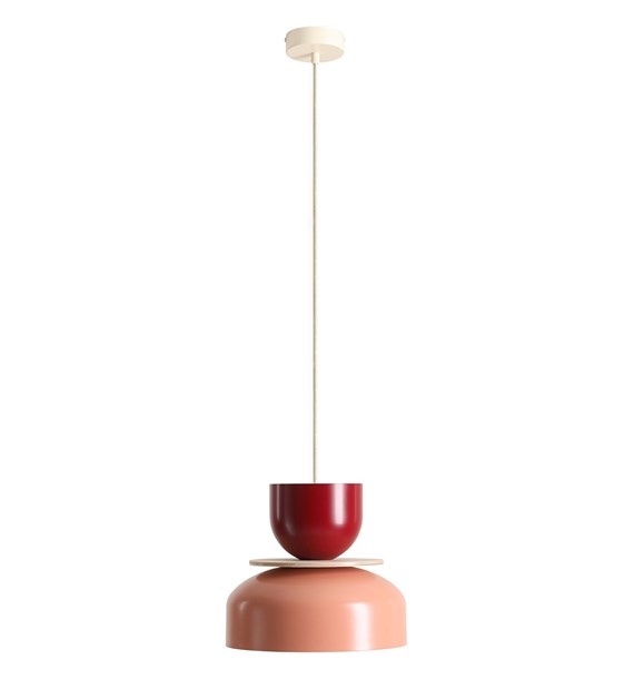 Quiet Object Lustra rosu corai/rosu vin din metal Uto Quiet Object