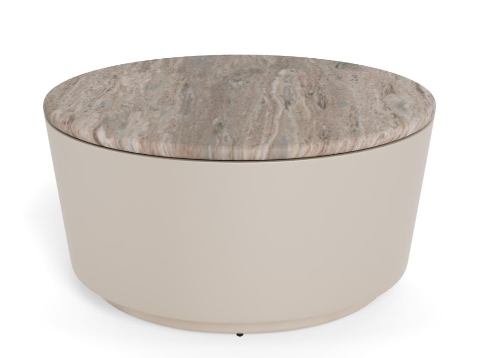 Coffee Tables Masa de cafea gri din marmura 80 cm Cangas Actona Company