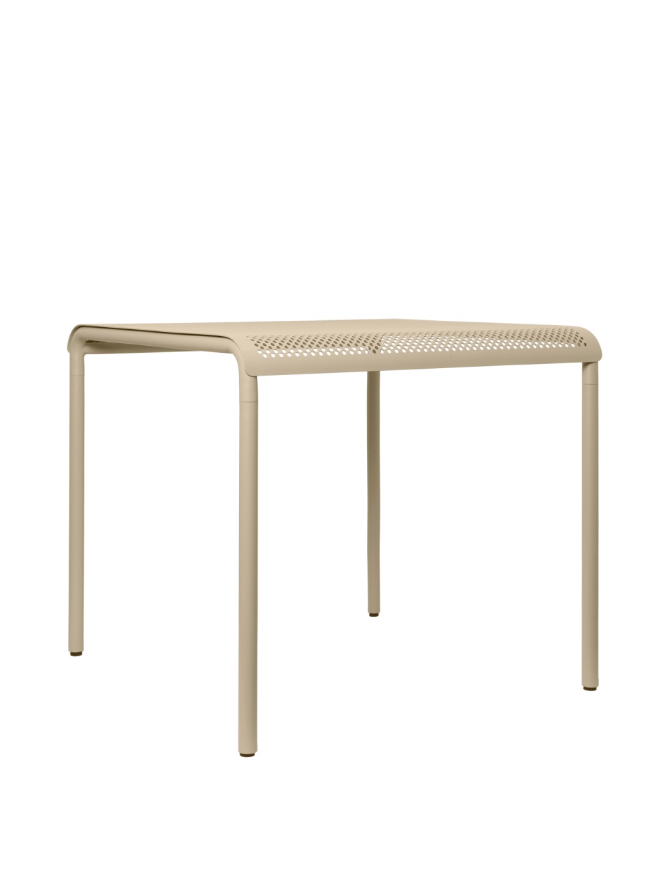 Furniture Masa dining exterior crem din metal 80x80 cm Dapple Ferm Living