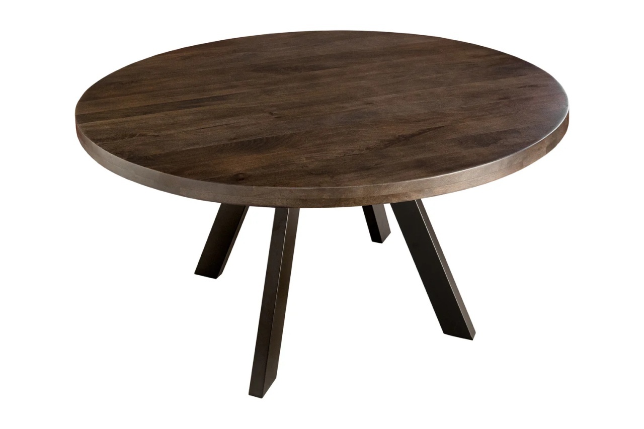 thorne iron Masa dining grej/maro din lemn 120 cm Iron Craft The Home Collection