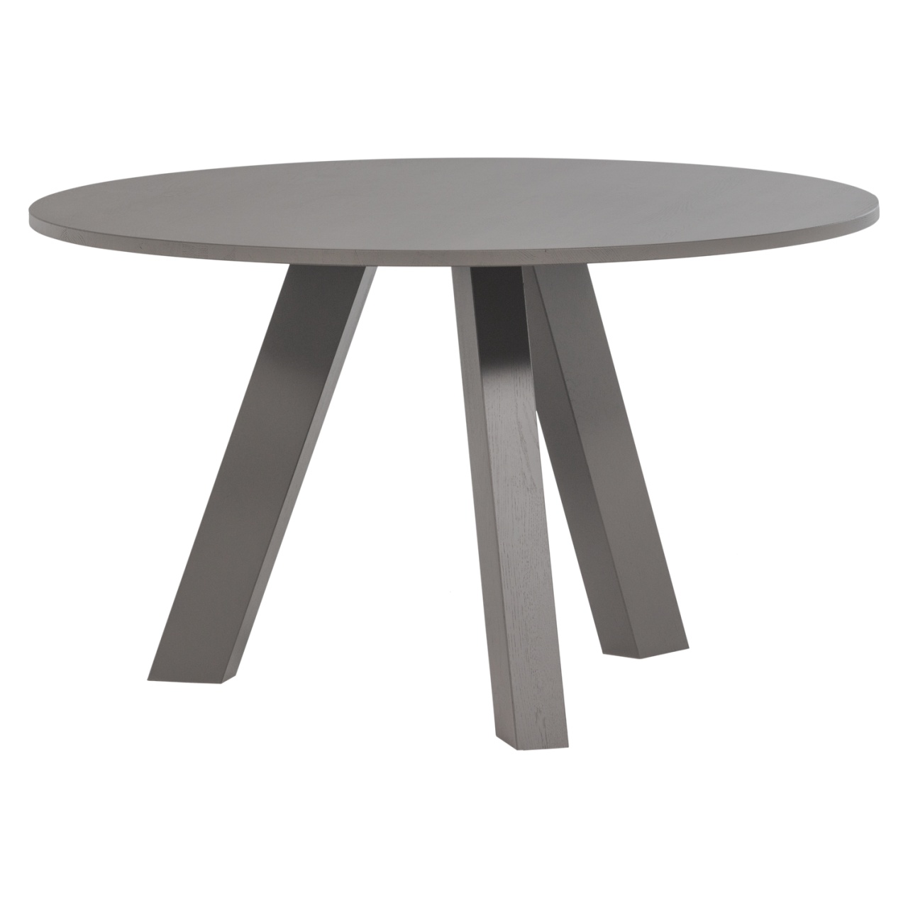 Masa dining gri din lemn 129 cm Rhonda Woood