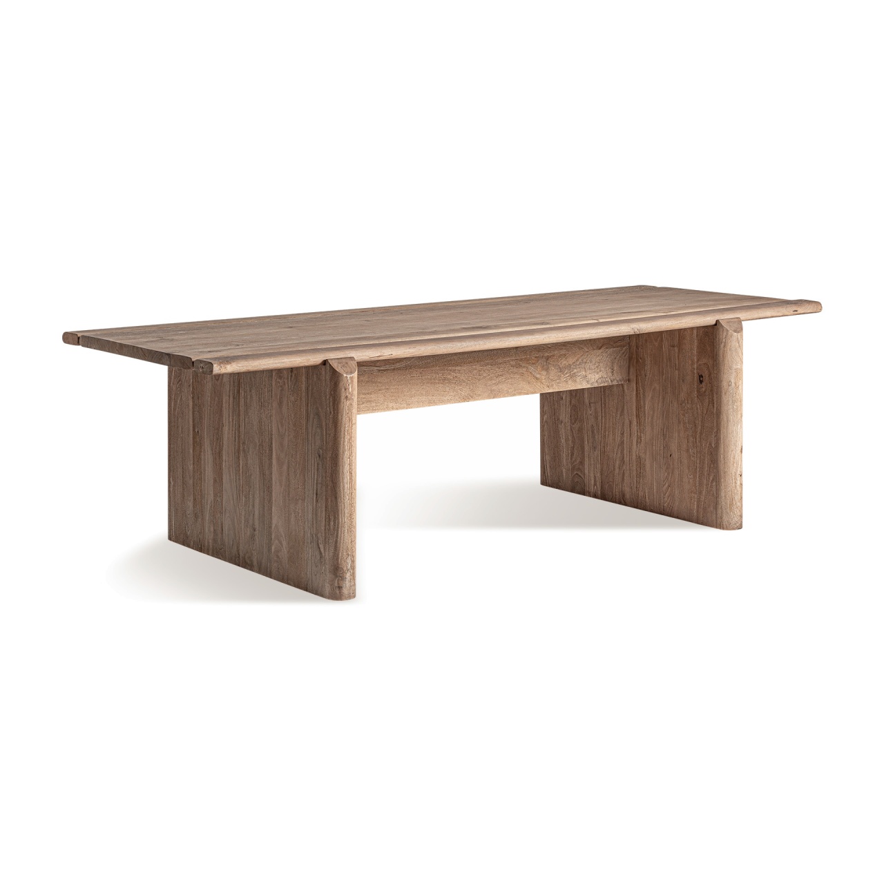Kitchen & Dining Room Tables Masa dining maro deschis din lemn 112x250 cm Jaquard Vical Home