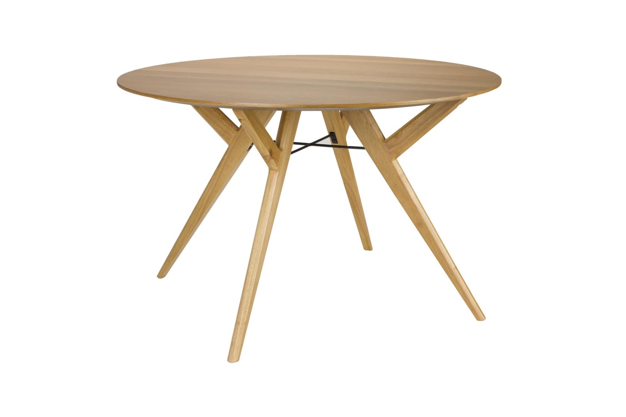 masa dining rotunda Masa dining maro din lemn 120 cm IJver Oak Zuiver