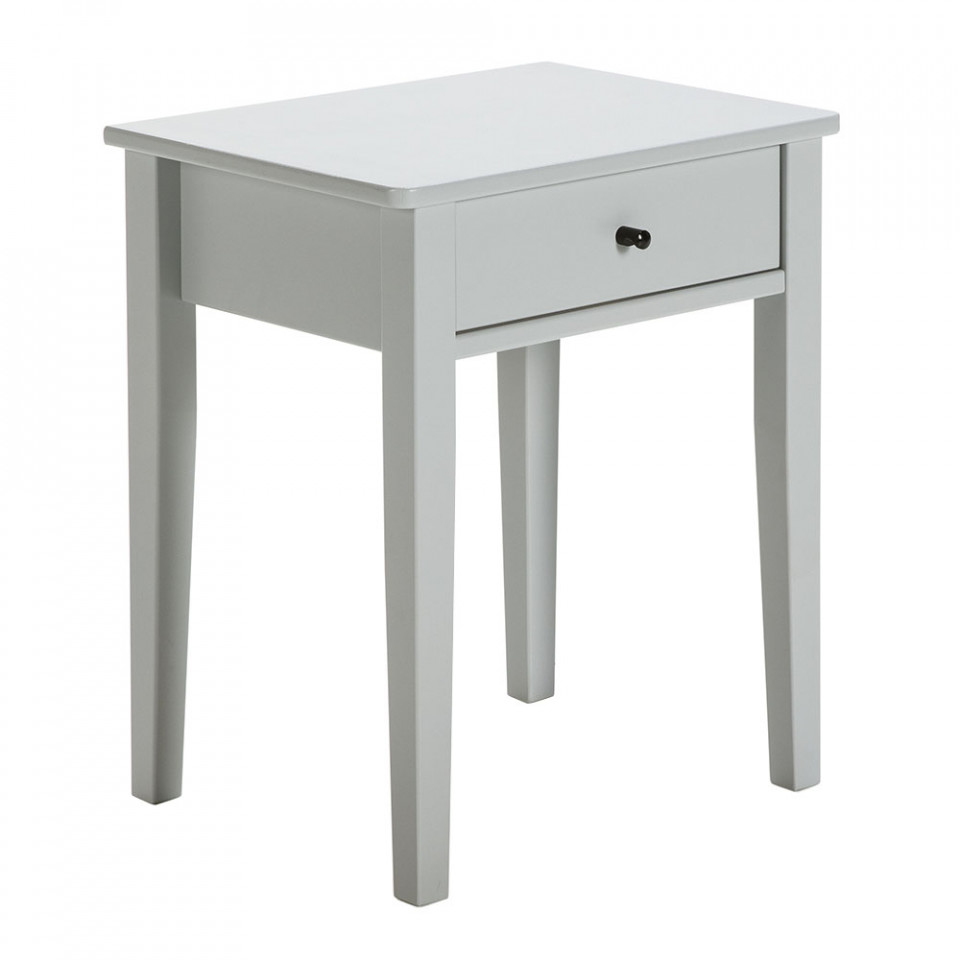 Quiet Object Noptiera gri din lemn Bart Quiet Object