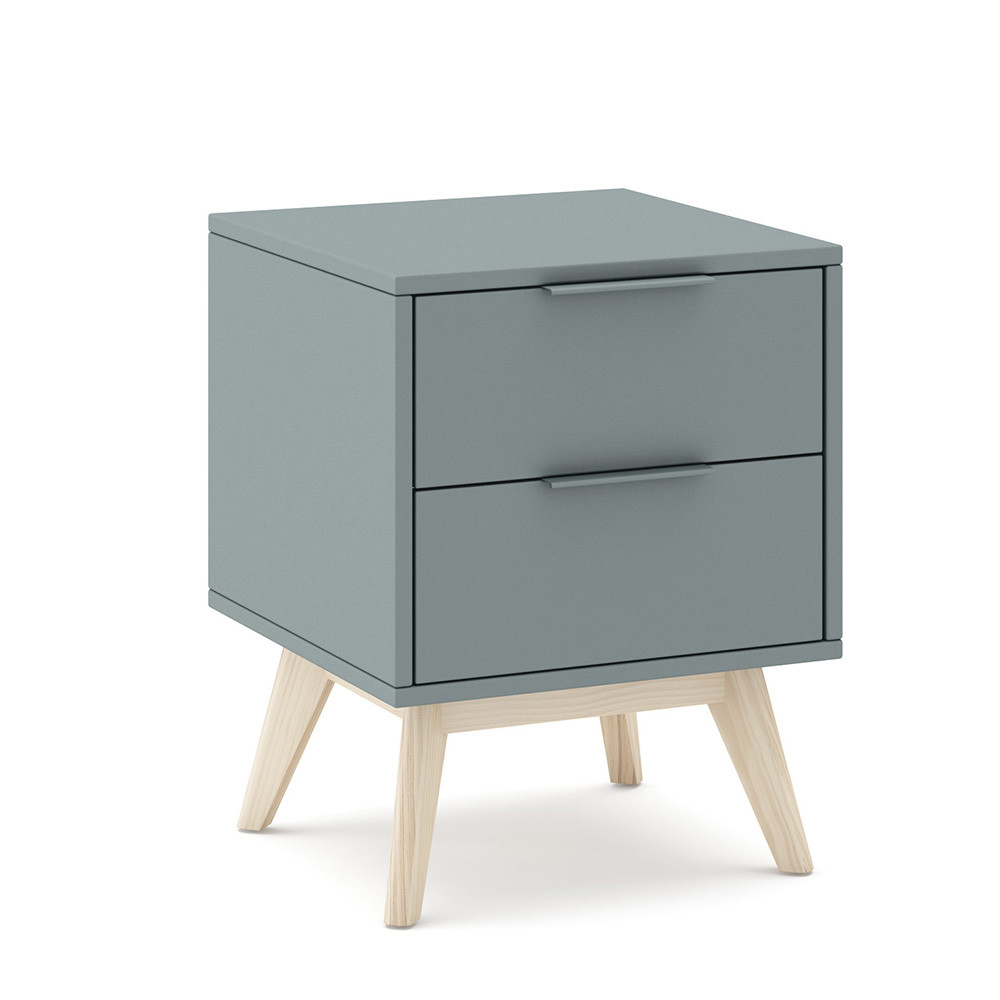 Quiet Object Noptiera kaki din lemn Pisco Quiet Object