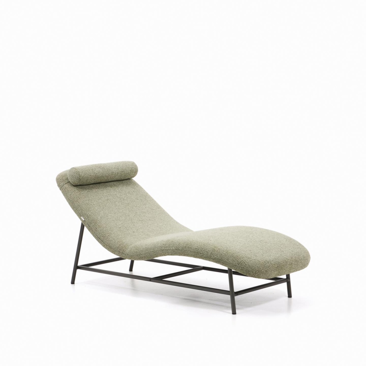 Pat de zi verde din textil 175 cm Osla Kave Home