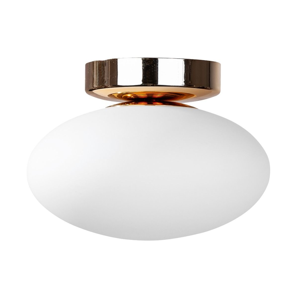 Lighting Fixtures Plafoniera alba/aurie din metal Omi Zuma Line