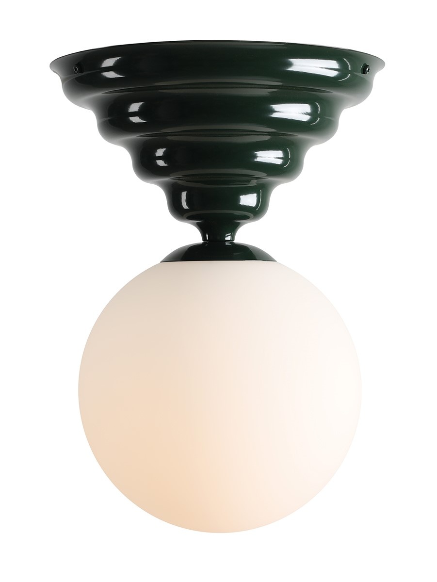 Lighting Fixtures Plafoniera verde inchis din metal Fala Large Aldex