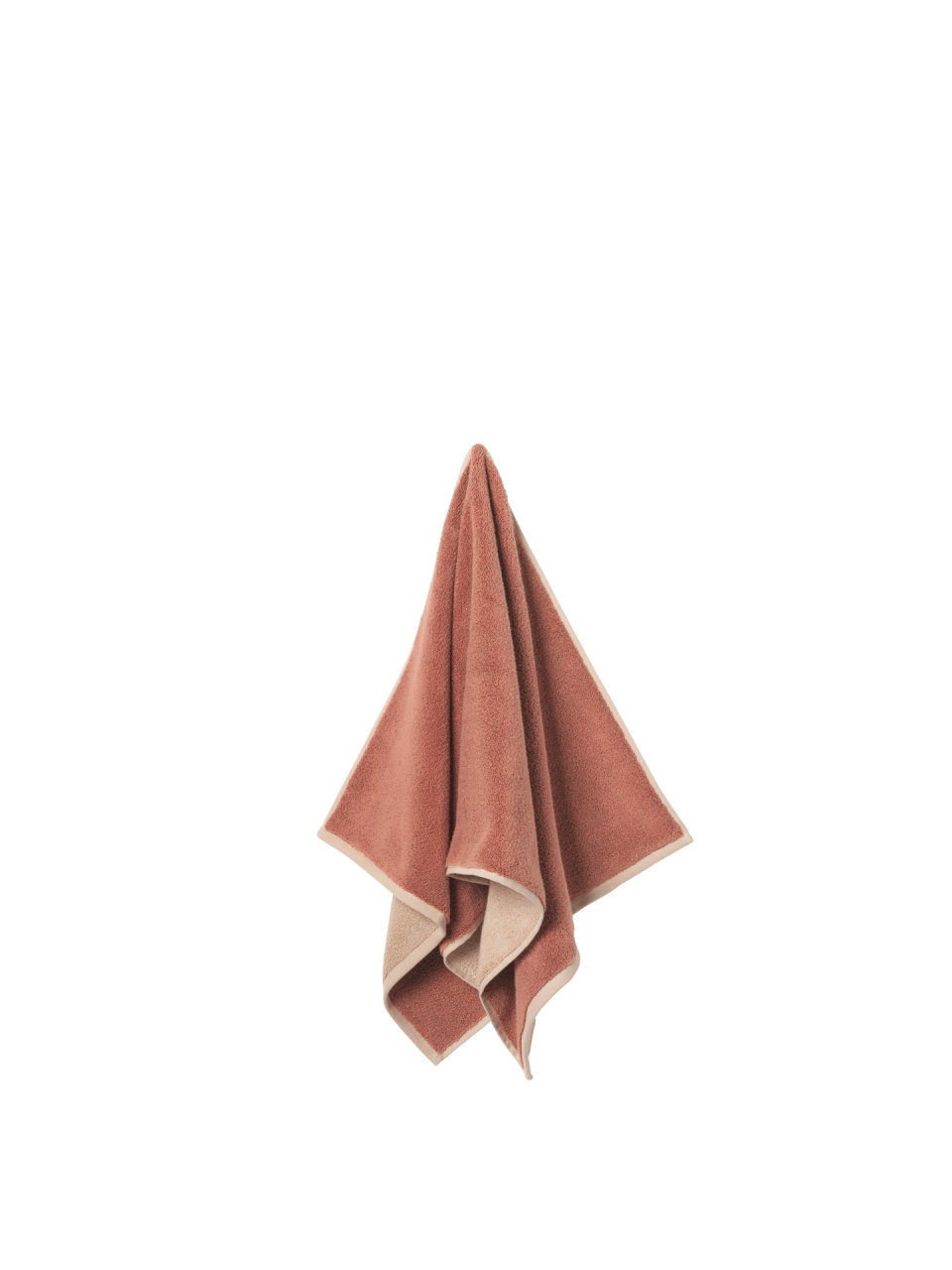 Towels Prosop crem/maro mocha din bumbac 50x100 cm Ekko Ferm Living