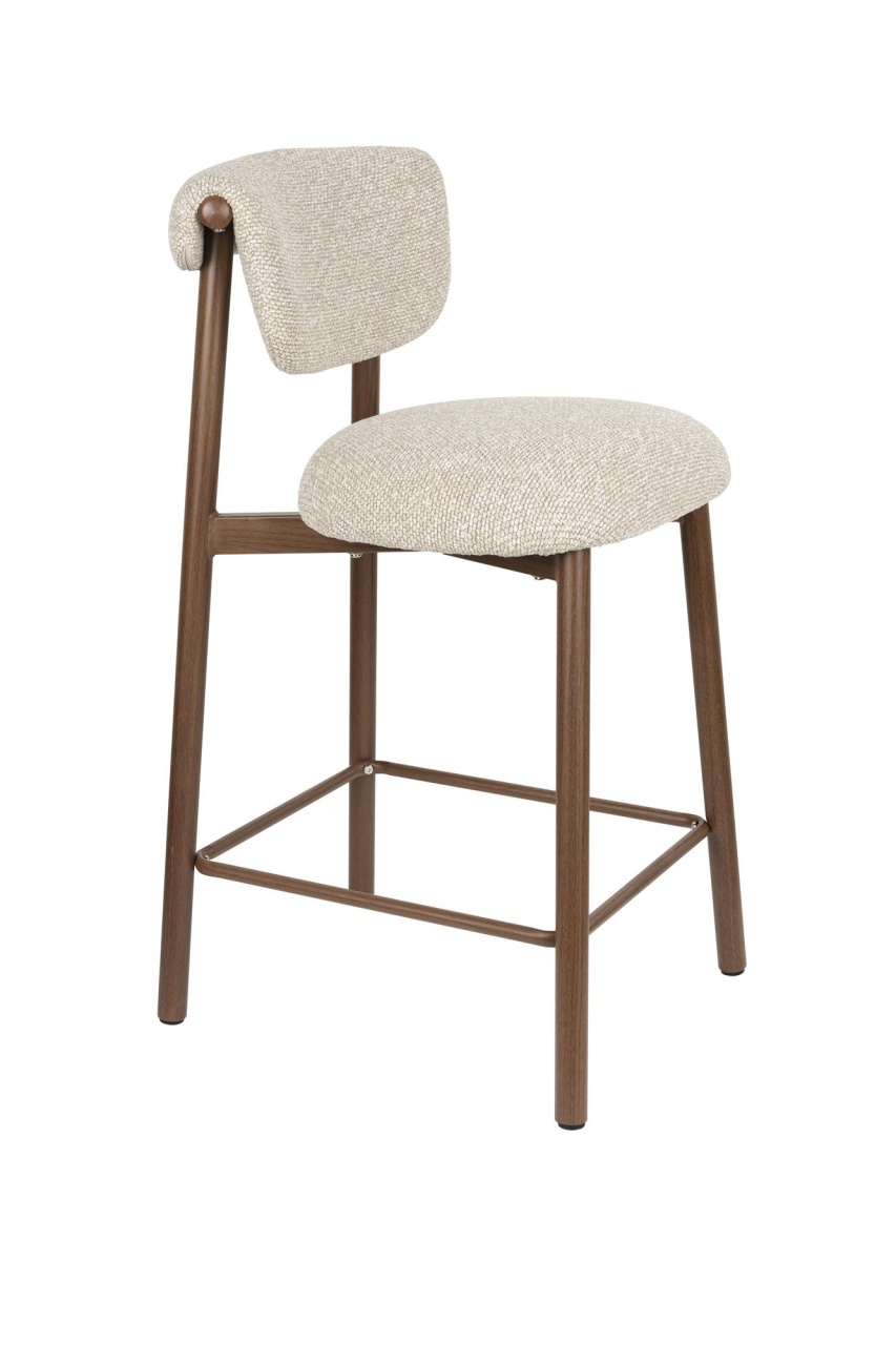 Table & Bar Stools Scaun bar bej din textil Lee The Home Collection