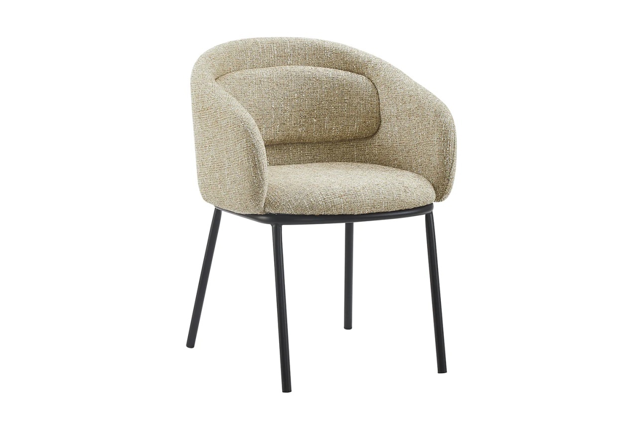 scaun dining bej Scaun dining bej/maro din textil Florenz The Home Collection