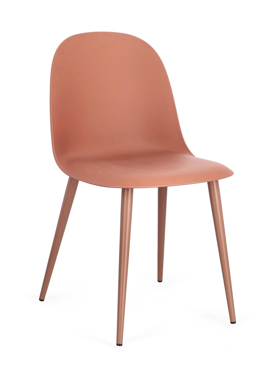 Chairs Scaun dining exterior maro caramiziu din plastic Ella Bizzotto