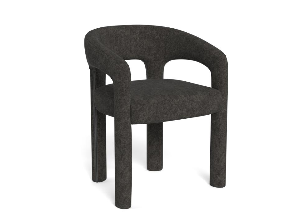 Chairs Scaun dining gri inchis din textil Cole Actona Company