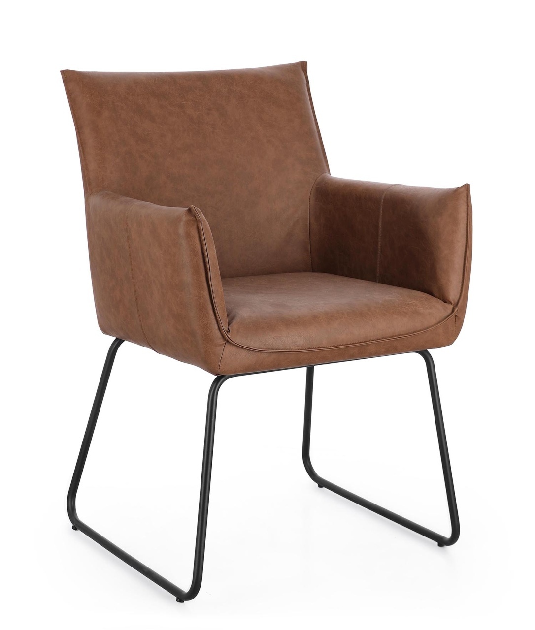 pahar coniac Scaun dining maro coniac din textil Evelyn Bizzotto