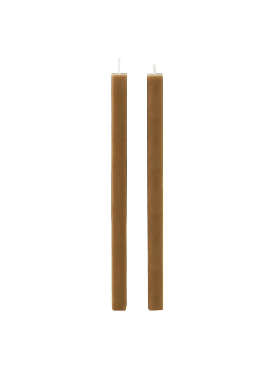 Candles Set 2 lumanari parfumate maro bronz din fibre naturale 25 cm Burren Ferm Living