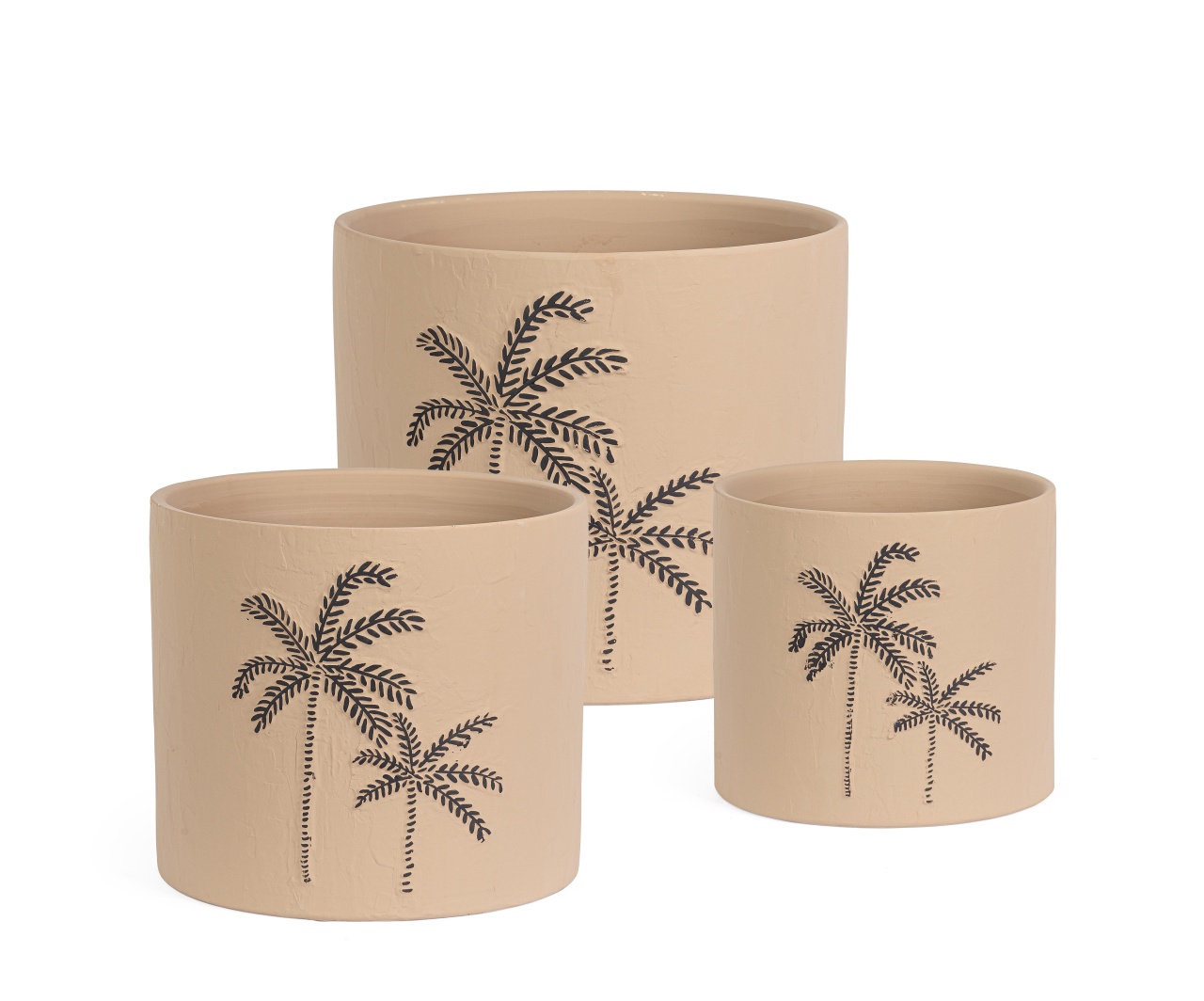 Bizzotto Set 3 vaze bej din ceramica Joele Bizzotto