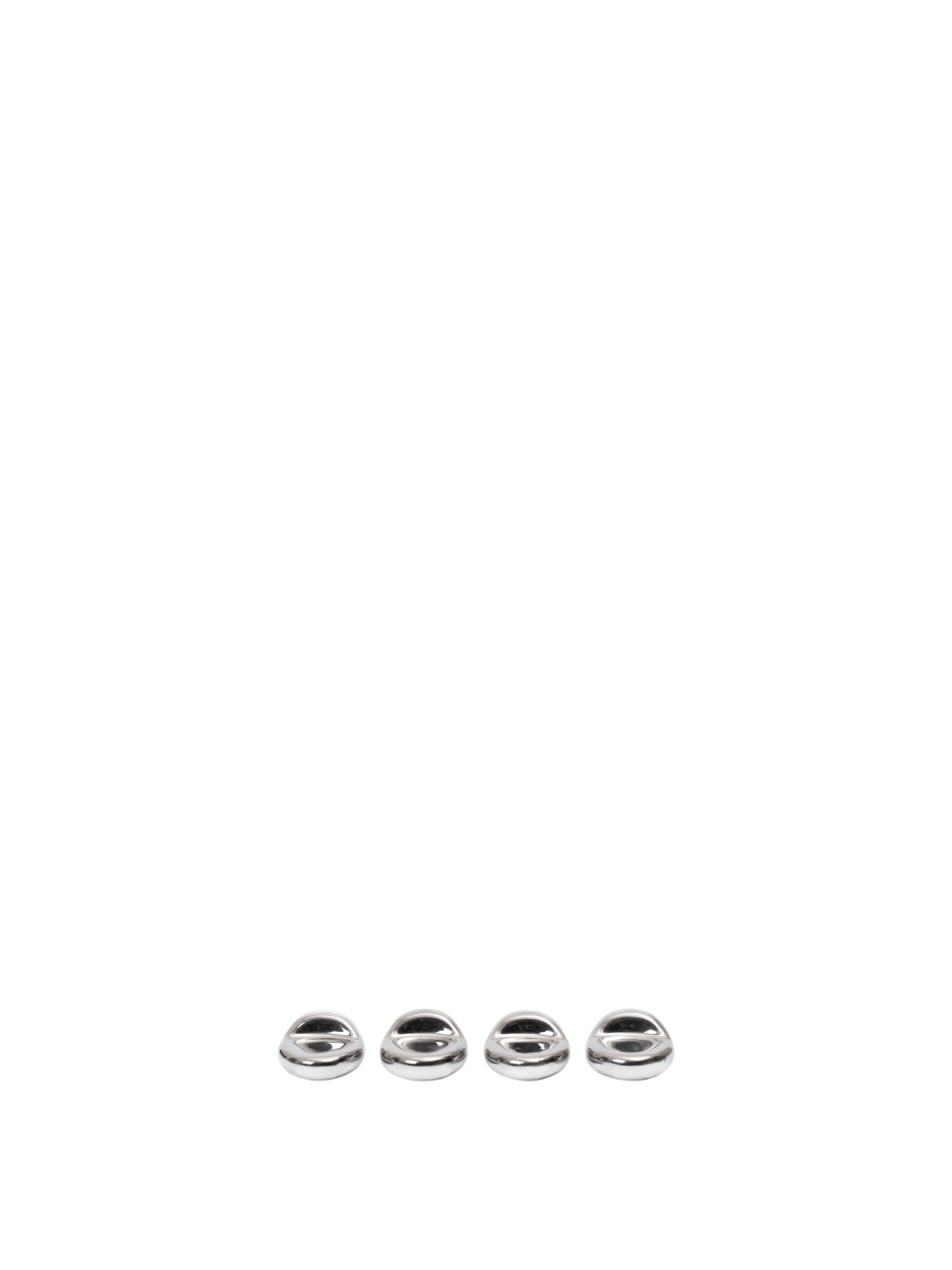 Pots & Planters Suport ghiveci argintiu din ceramica 5x6 cm Nube Ferm Living