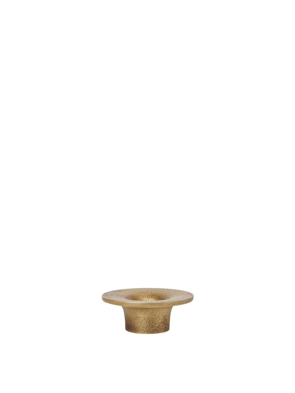 Candle Holders Suport lumanare auriu din metal 3 cm Soothe Ferm Living