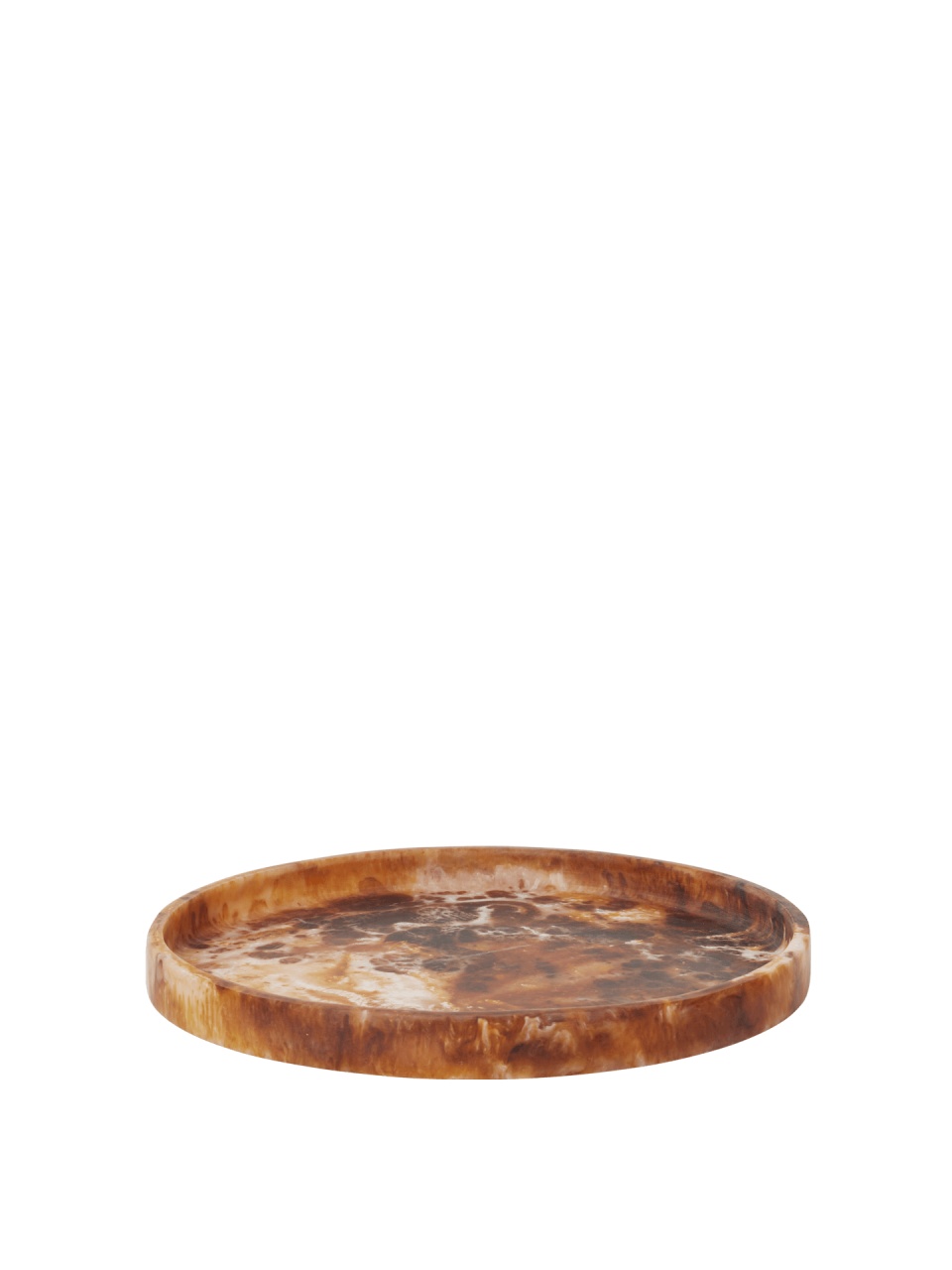 Serving Trays Tava rotunda maro din fibre naturale 30 cm Mist Ferm Living