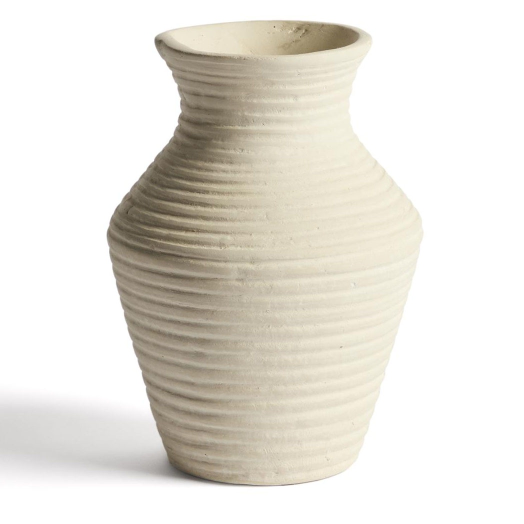 vaze Vaza decorativa bej din hartie 26 cm Pria Kave Home