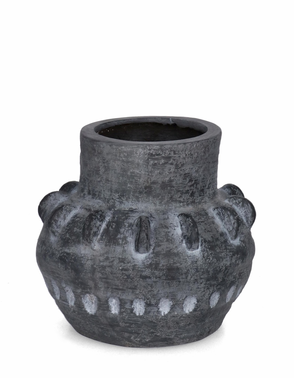 Vases Vaza gri din piatra 30 cm Bucchero Bizzotto