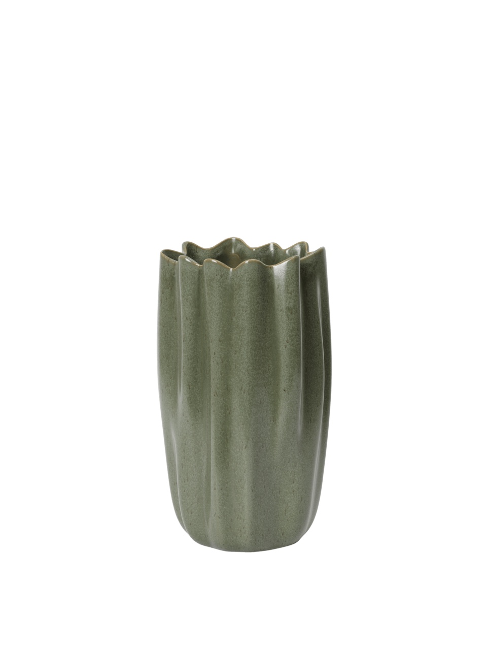 Vases Vaza verde din ceramica 23 cm Nium Ferm Living