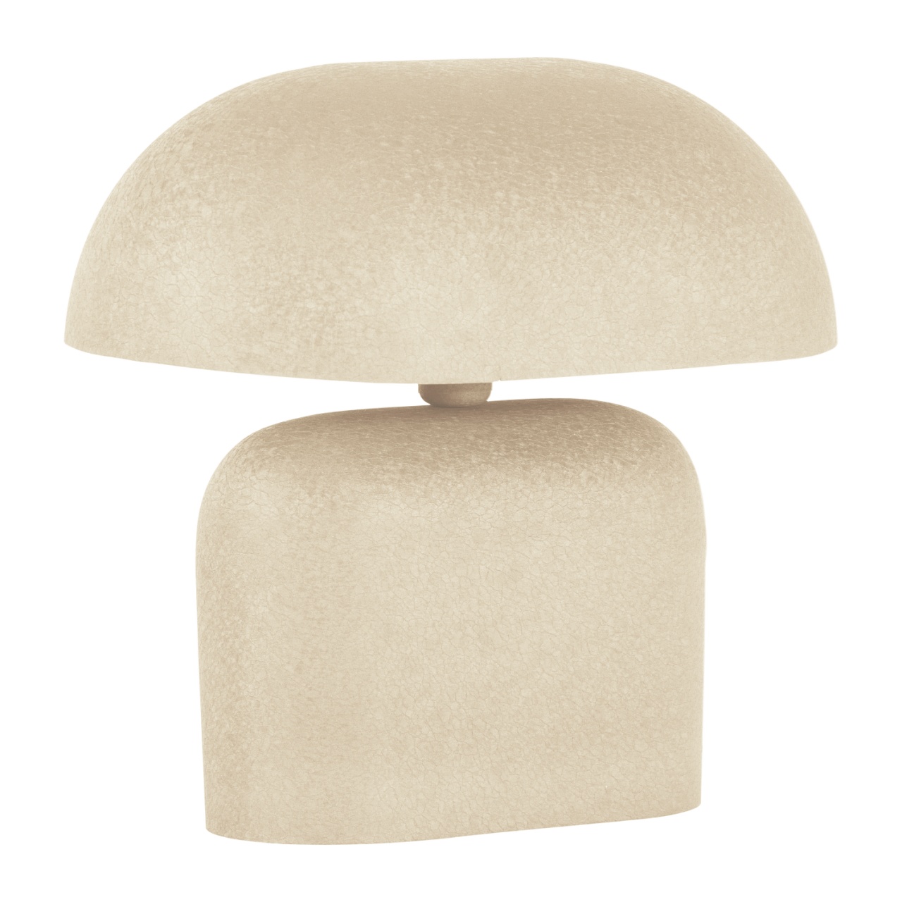 Lamps Veioza bej nisipiu din metal 30 cm Tilo Woood
