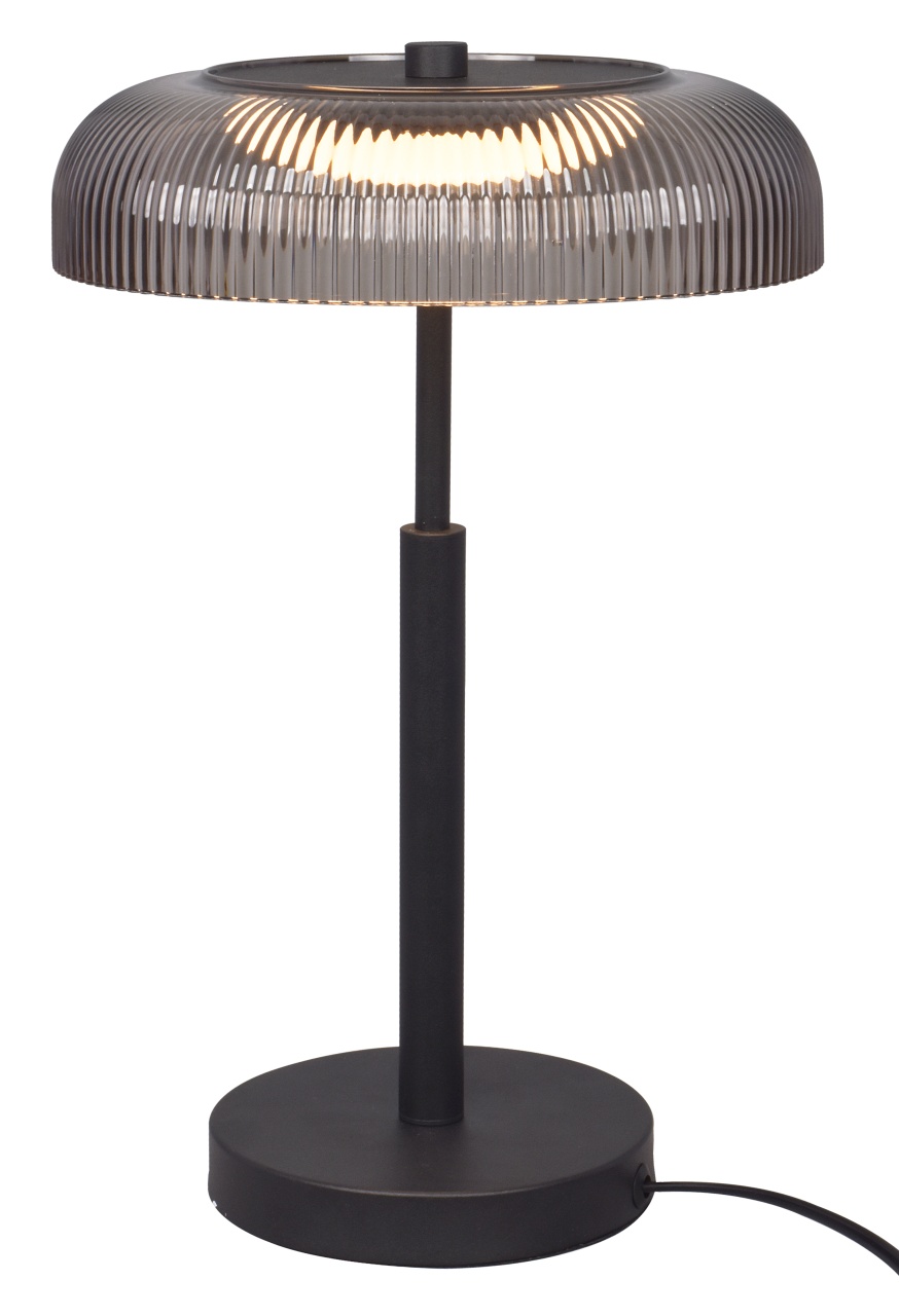 Lamps Veioza neagra/gri din metal 39 cm Solvia Zuma Line