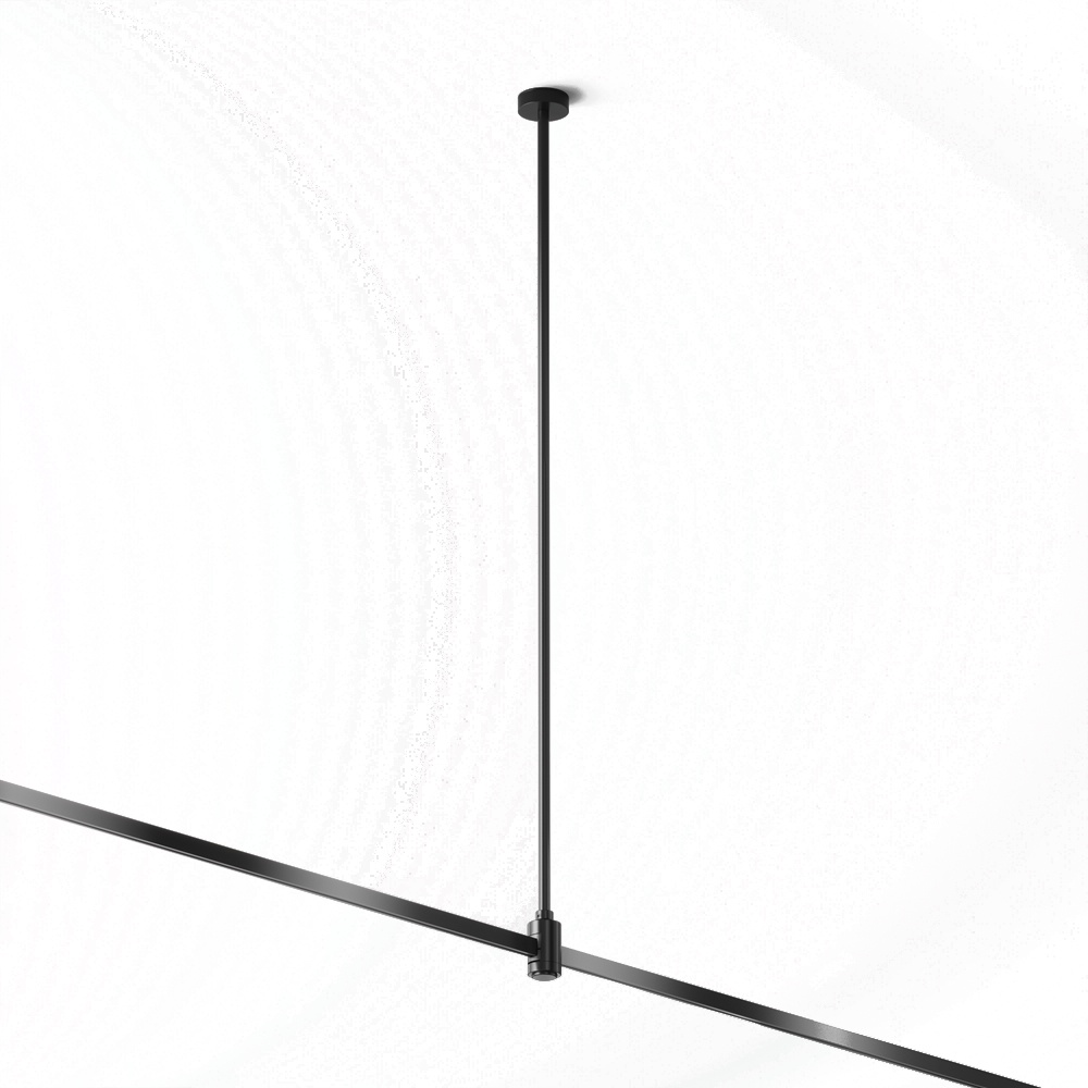 Maytoni Accesoriu pentru sina negru din metal Flarity Long Single Mount Maytoni