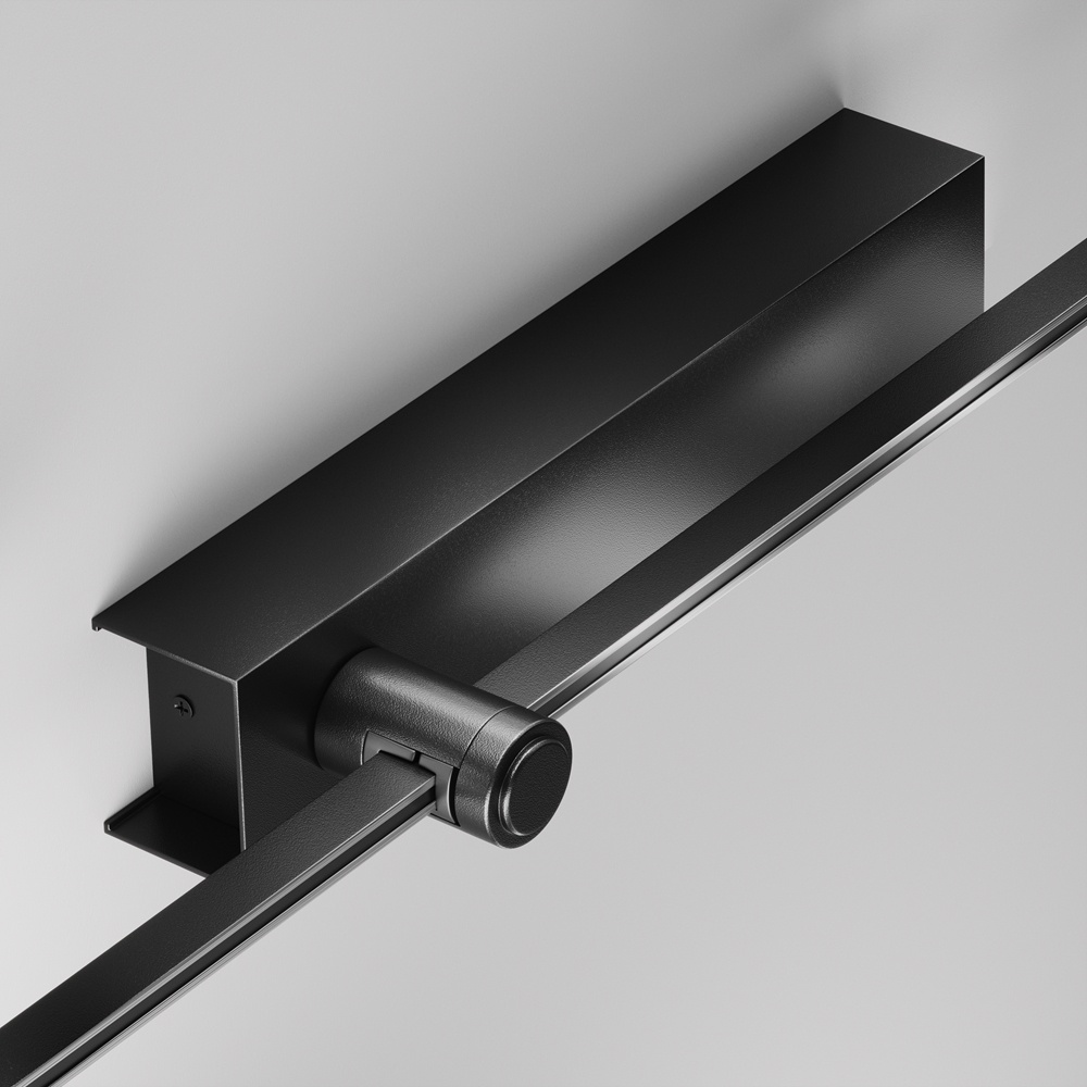 Maytoni Accesoriu pentru sina negru din metal Flarity System Art Maytoni